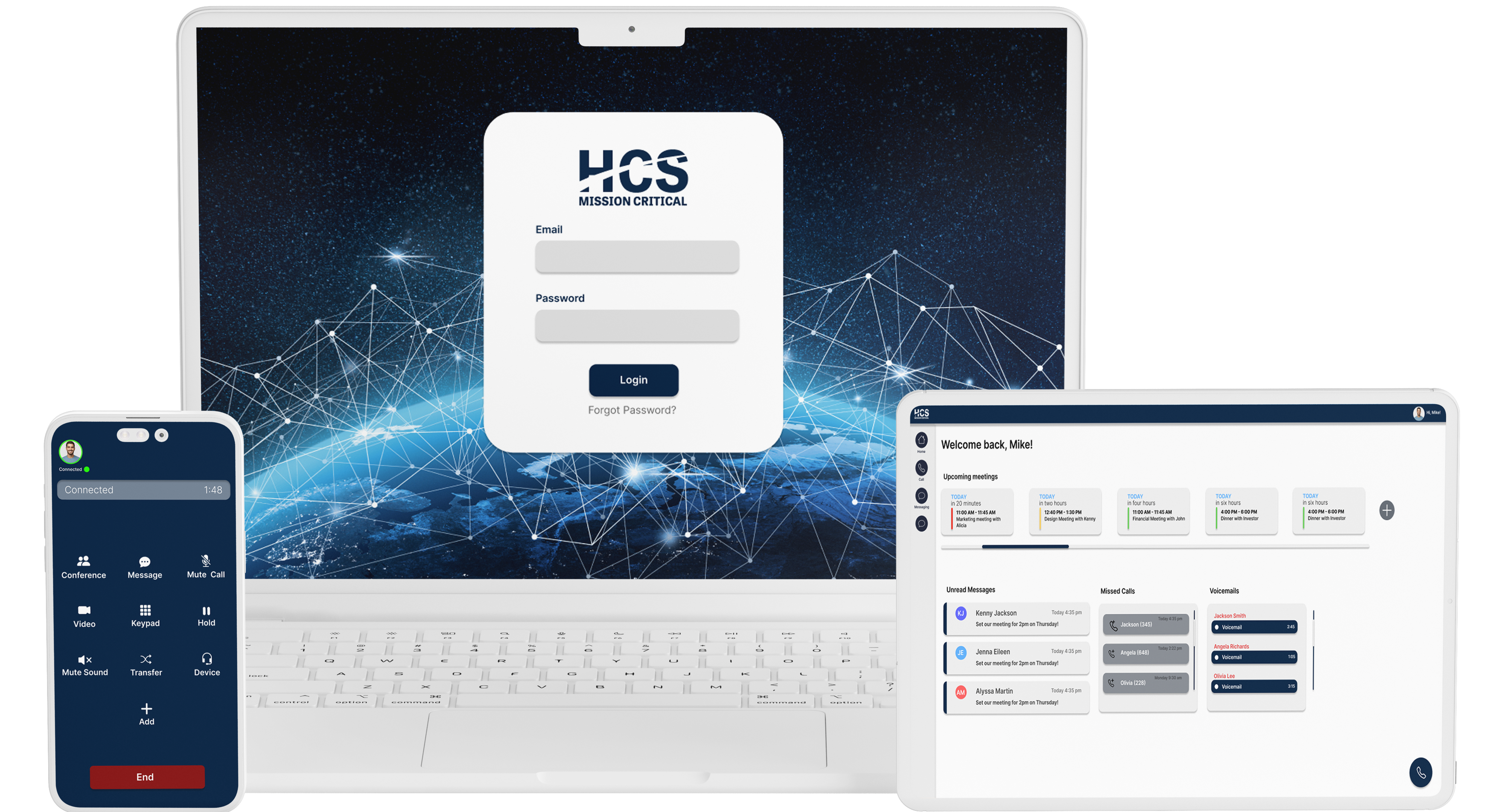 HCS Webphone logo